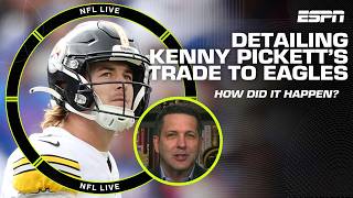 Adam Schefter details how the Steelers handled Kenny Pickett’s trade to the Eagles | NFL Live