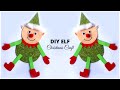 Diy elf christmas craft for kids