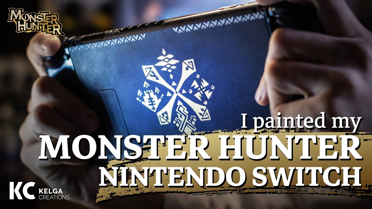 I painted my Monster Hunter Nintendo Switch