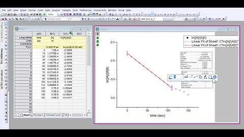 How to get linear regression of a section of a plot in Origin