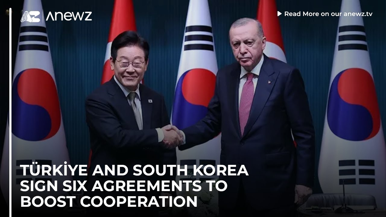 Türkiye and South Korea sign six agreements to boost cooperation - YouTube