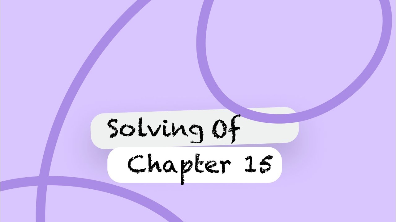 حسابات صيدلانية / اسئلة المصدر لـ چابتر ١٥ / part one 💜