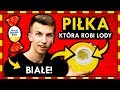 PIŁKA, KTÓRA ROBI LODY działa! ◉_◉ Zrobiłem smak białych SCHOKO-BONS!