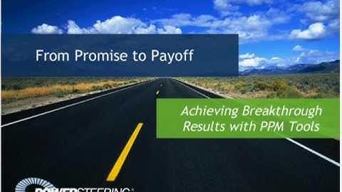 Use PPM Tools to Achieve Breakthrough Results