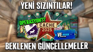 CS2 YENİ SIZINTILAR!🤯BEKLENEN GÜNCELLEMELER!🧐(OPERASYON, 2025 CACHE, YENİ CHARMLAR)