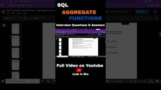 Learning SQL? Don't just watch the videos—practice with notes and interview questions.