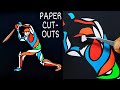 DIY Cricket Player with paper cutouts | How to make cricket player | Paper Art | Paper Craft Ideas