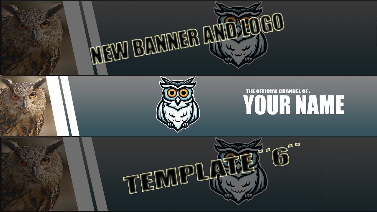 FREE OWL BANNER MASCOT LOGO TEMPLATES MASCOT OWL STYLE MASCOT 7 - YouTube