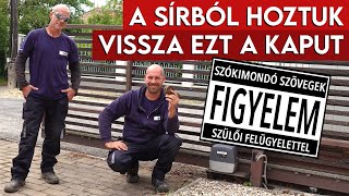 Motoros tolókapu görgőcsere - a könnyű módszer - te is meg tudod csinálni DIY