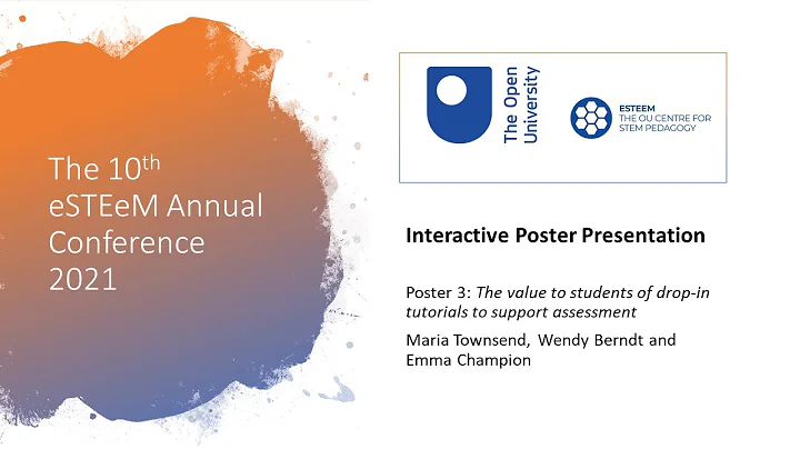 Poster 3: Maria Townsend, Wendy Berndt and Emma Ch...