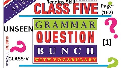 Duff and Dutt Class-v English.Unseen Passages..Page-(162).