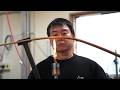 The Process of Making fine art by sculpting Japanese bamboo with fire and urushi