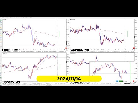 【RCCで振り返る】2024年11月14日対米ドルの4通貨ペア