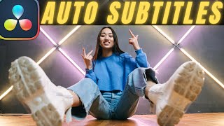 How to add AUTOMATIC SUBTITLES in Davinci Resolve Studio | Tutorial screenshot 4