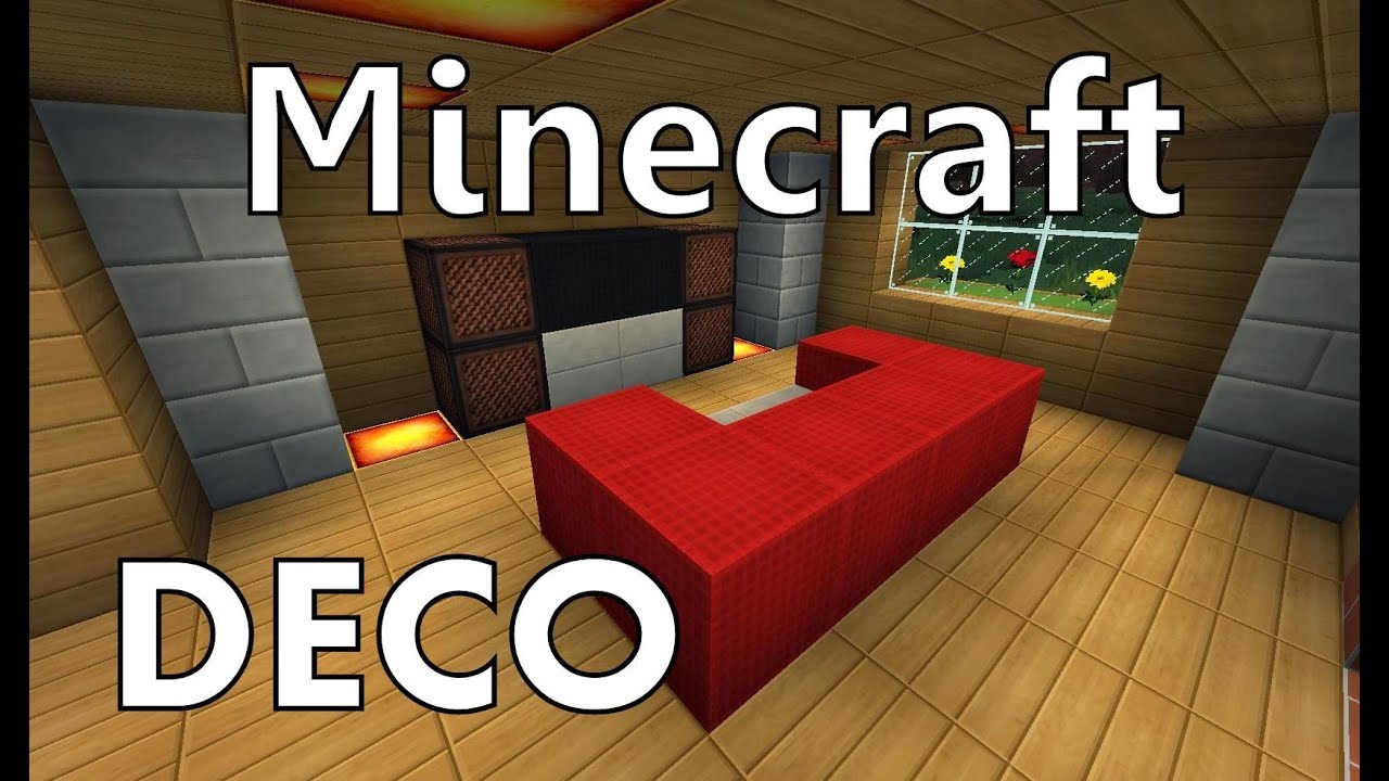 Minecraft : comment créer un beau salon youtube