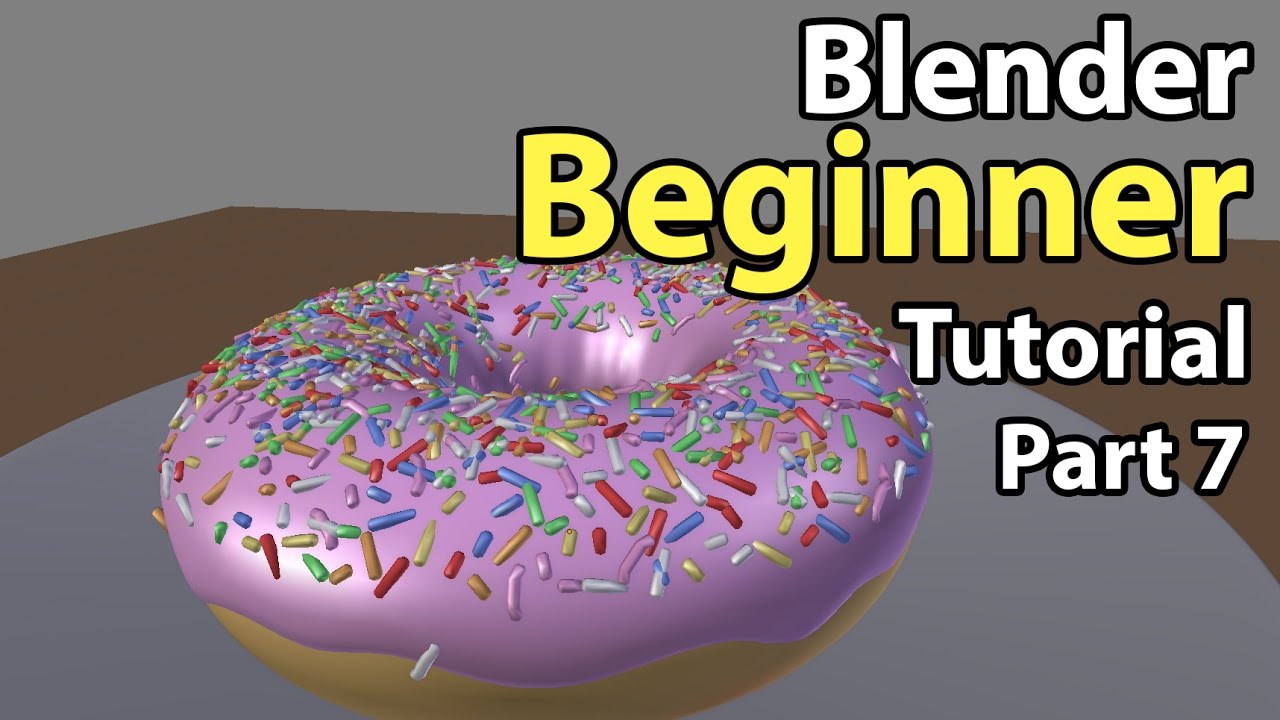 Blender Beginner Tutorial (OLD) - Part 7: Particles - Blender Beginner Tutorial (OLD) - Part 7: Particles