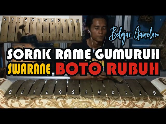 Sorak Rame Gumuruh - Sinau Gamelan (Budhalan Bata Rubuh) class=