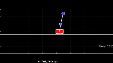 Double Pendulum on Cart in MATLAB