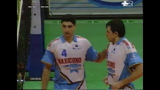 1991 MAXICONO Parma . Mediolanum Milano, finale Coppa italia 1991  #riportiamoilgrandevolleyaparma