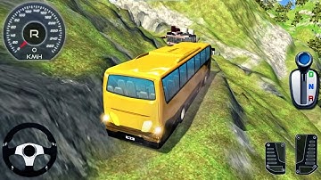 Bus Mountain Сlimb Drive Simulator 3D - Offroad Bus Hill Driving - Android GamePlay