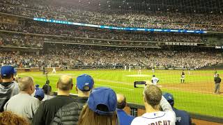 David Wright's first at-bat in his final game