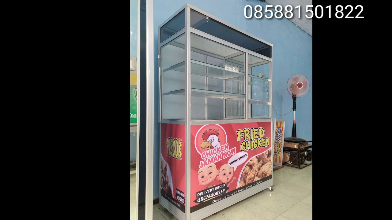 Gerobag alumunium purwokerto - YouTube