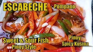 How to Cook Filipino Escabeche | Easy Sweet and Sour Fish Recipe