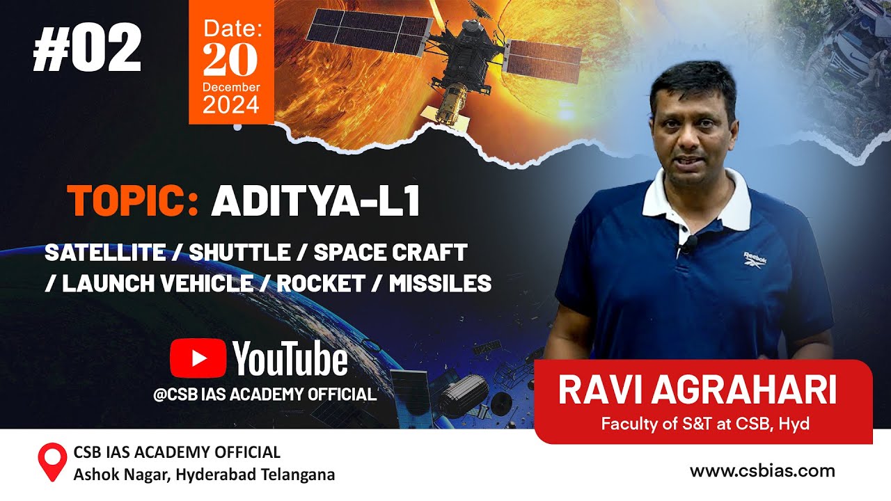 #2 - ADITYA - L1 By RAVI AGRAHARI #scienceandtechnology #csbiasacademy ...