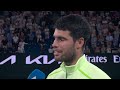 Carlos Alcaraz On-Court Interview | Australian Open 2026 Quarterfinal
