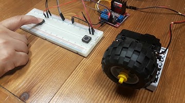 1, 2 Push Button Controlling 1 DC Motor
