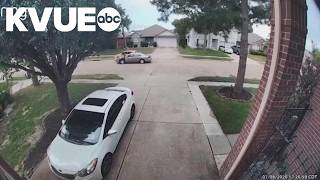 Houston DoorDash driver completes delivery after being hit by car