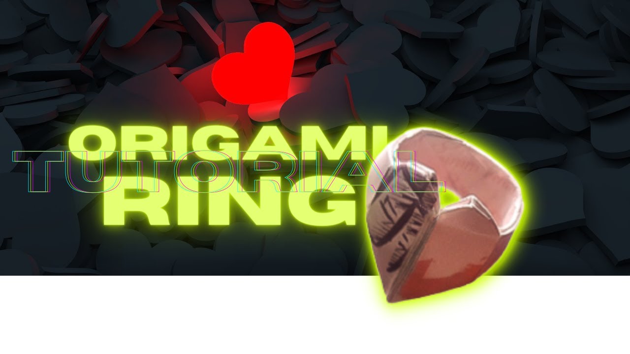 KAGAJ KI ANGHUTI | Paper ORIGAMI HEART RING easy tutorial | कागज की अंगूठी #valentinegift