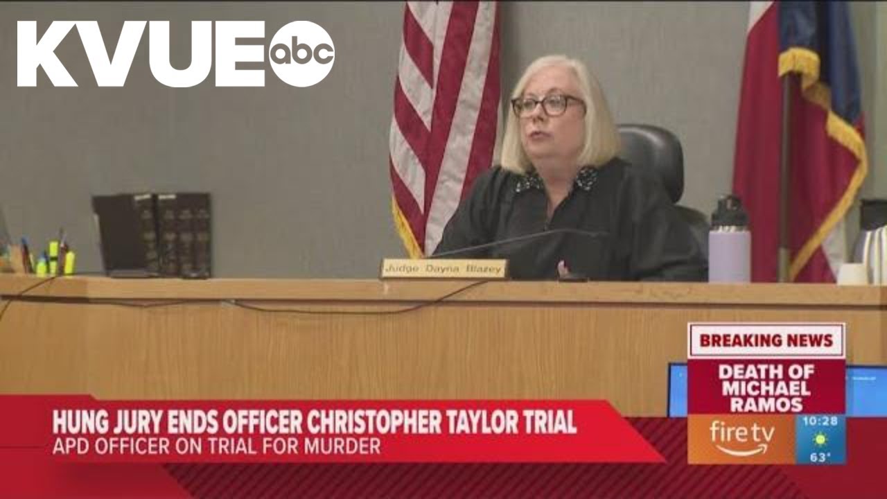 Hung jury ends trial for Austin police officer Christopher Taylor - YouTube