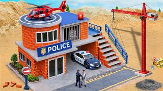 Builds a 2-Story Mini Fireproof Brick Police Station | Science Project screenshot 3