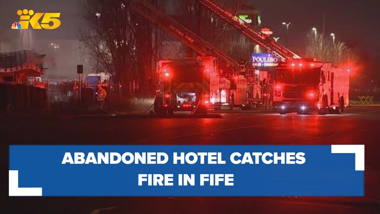 Abandoned hotel in Fife catches fire, cause remains under investigation