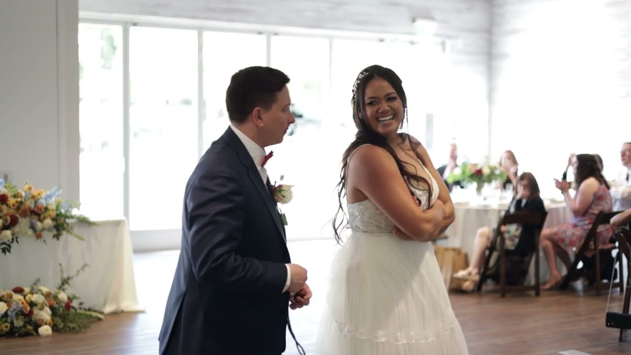 Alexis and Eric's FUN First Dance to Cuff It/Blow the Whistle