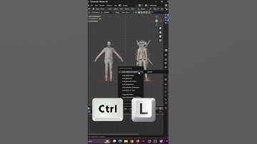 Link Animation Data Blender 3D #tutorial #blendertutorial #shorts