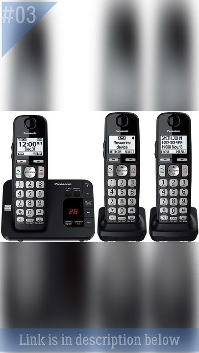 Best Cordless Phone For Business TOP 03: Best Cordless Phones for Business 2022 - YouTube