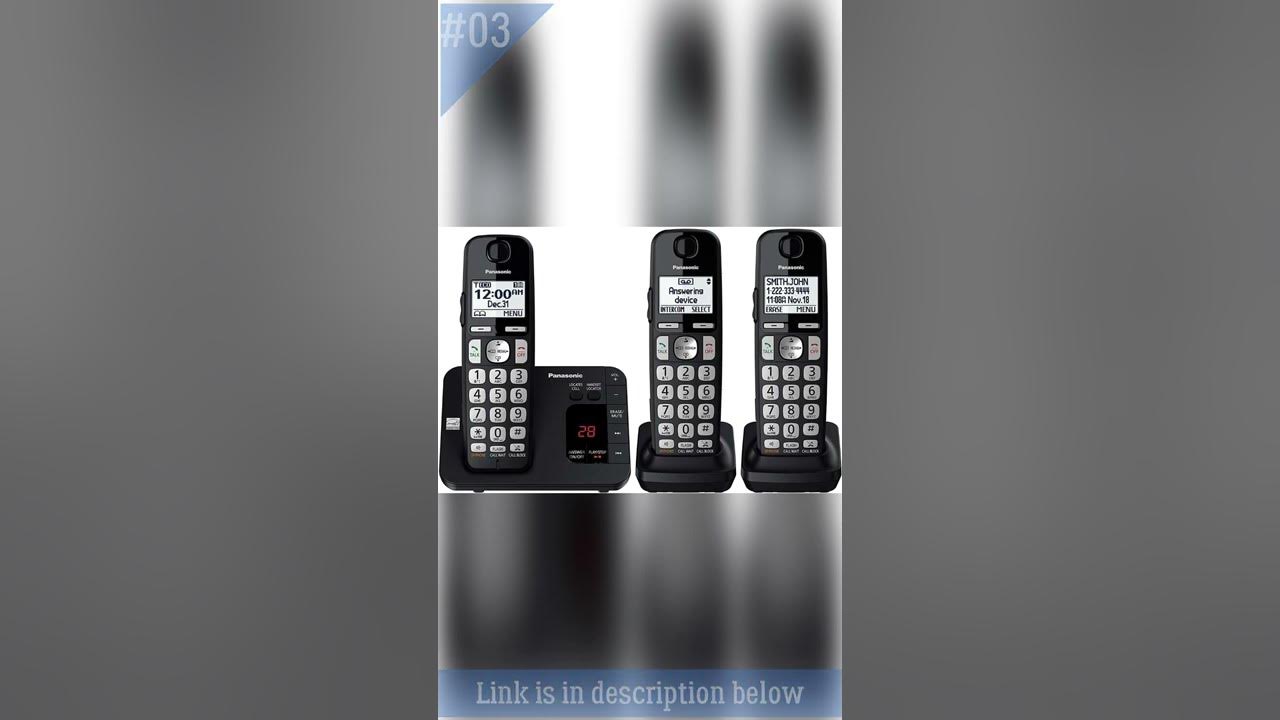 Best Cordless Phone For Business TOP 03: Best Cordless Phones for Business 2022 - YouTube