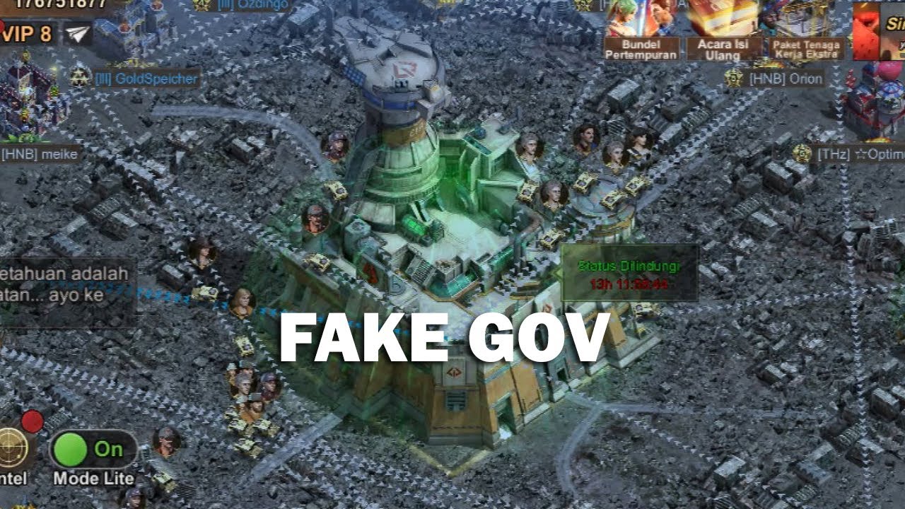 PEREBUTAN CAPITAL CLASH MENGGUNAKAN FAKE GOVERNOR UNTUK SVS STATE OF