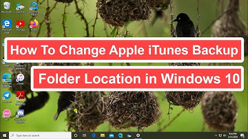 How to Change Apple iTunes Backup Folder Location in Windows 10