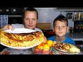 Мукбанг Чикен Пита Странная Tortilla🌮/Нужна ваша помощь☝️Дайте название блюду