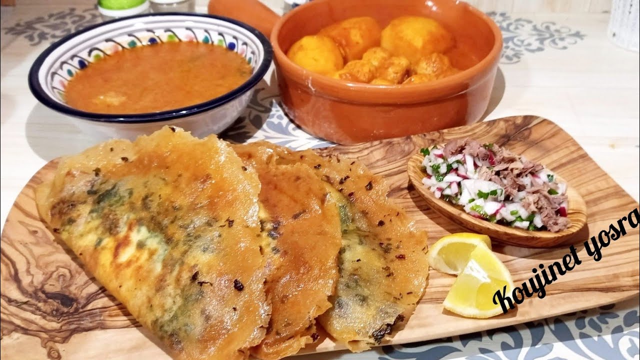 دبارة اليوم: بطاطا محشية و كعابر  في الكوشة ، بريك ، شربة و سلاطة فجل