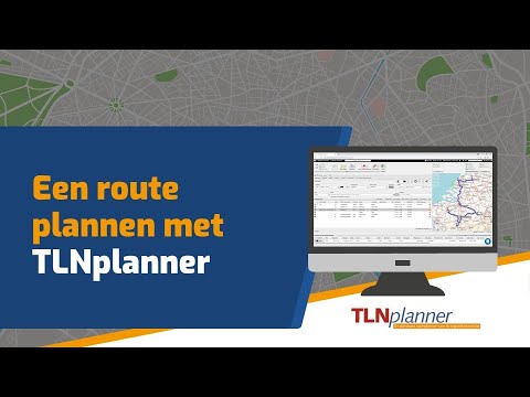 Een vrachtwagen route plannen | Instructievideo's TLNplanner