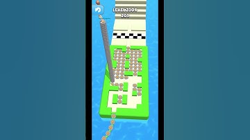 Gameplay top mobile games Relaxing n satisfying game iOS/ANDROID Stacky Dash  #shorts Level 2304
