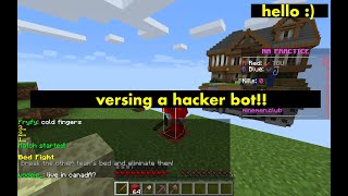 trying the bedwars practice bot again