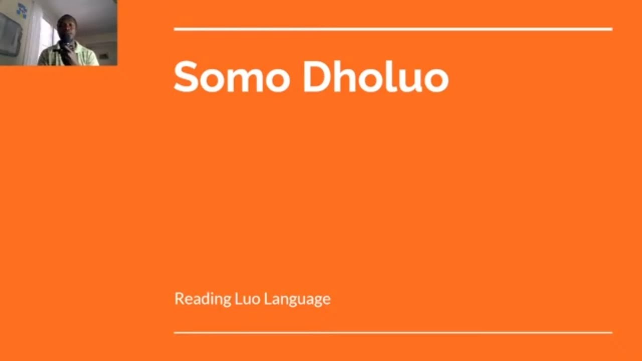 Reading Luo Language