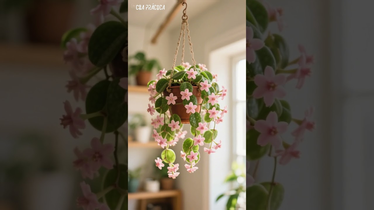 Hoya carnosa: la planta colgante que florece como una joya ✨