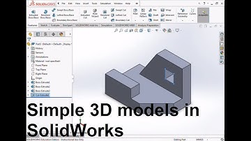 Creating 3D model in SolidWorks using multi-view projection - Part 2