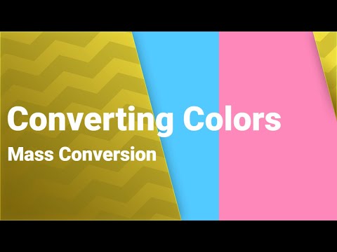 Converting Colors - Mass Conversion